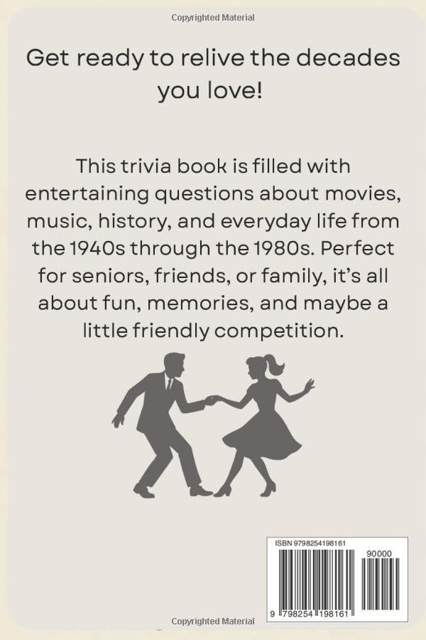 Timeless Trivia for Seniors, Large Print: Delightfully Useless Trivia, Nostalgic Fun Gift for Seniors