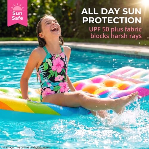 Image of Kanu Surf Girls Jasmine Beach Sport Halter One Piece Swimsuit