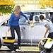 Collapsible Mop Bucket for Cleaning with Handle, Silicone Square Wash Bucket for Windows Cleaning Car Washing,Cleaning Supplies Organizer Plastic Water Bucket for Storage Household use, 3-Gallon
