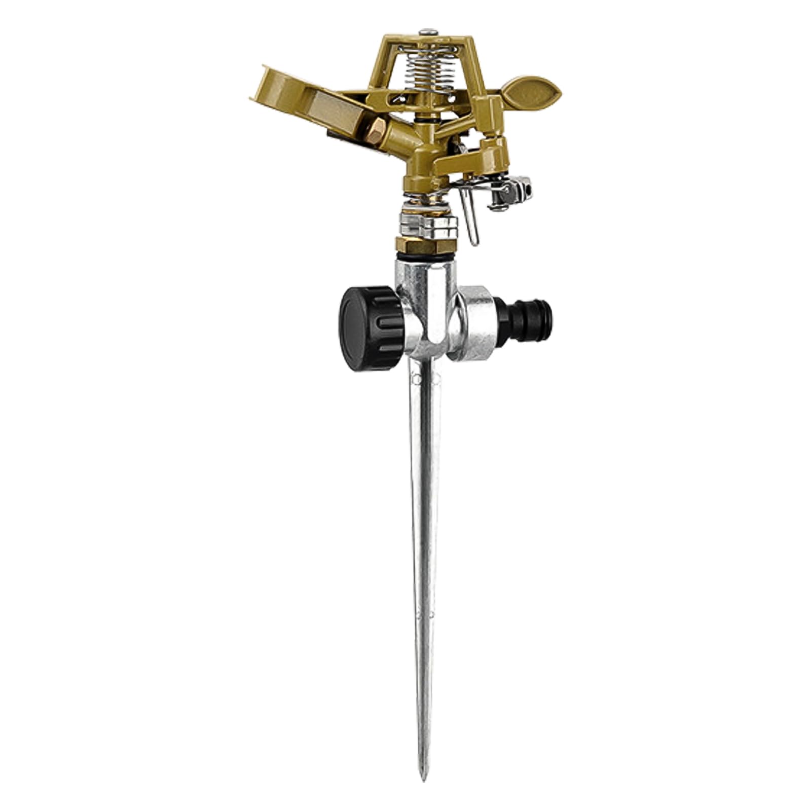 Impulse Garden Sprinkler 360 Degree Heavy Duty Lawn Sprinkler Impact Sprayer Irrigation for Large Area Patio Lawn Garden Irrigation