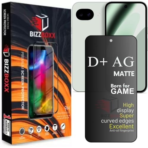 Image of D+ AG Matte Tempered Glass Screen Guard Protector For Google Pixel 10a Temper Glass Anti Fingerprint Gaming Special With Camera Cut (Pixel 10A / 10 A - 6.3 Inch)- Pack of 1