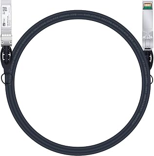 H!Fiber.com 10Gb/s SFP+ DAC Cable 3m - 10GBase-CU Passive Direct Attach Copper Twinax SFP+ Cable for Cisco SFP-H10GB-CU3M, Ubiquiti, Supermicro, Netgear, Mikrotik, and Other Open Switches