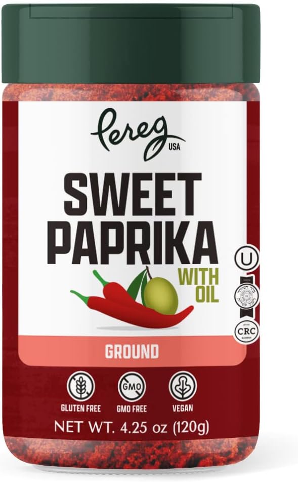 Hungarian Style Sweet Paprika with Oil (4.25 oz) - Paprika Spice Seasoning - Non-GMO, Gluten-Free - Bulk Spices & Seasoning – Non-Irradiated