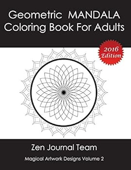 Paperback Geometric Mandala Coloring Book For Adults: Meditation, Relaxation & Color Therapy Books For Grown-Ups Book