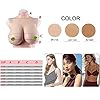 CHBIN Silicone Artificiels Crossdressers Transgenre Soutien Gorge Rempli Silicone H Cup Crossdresser Silicone Poitrine Transgenre Soutien Gorge Prothèses Masturbations Mammaires, Ivoire #3