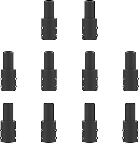 Miniatura 8 de Adaptador de espiga para poste redondo de 3 pulgadas, adaptador de soporte vertical con soporte deslizante (2 38 pulgadas), accesorios de soporte de