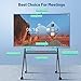 JYXOIHUB Smart Board, 65 Inch All in One Interactive Whiteboard with 4K UHD Touch Screen Flat Panel, Digital Electronic Whiteboard Built in Dual System and 16MP Camera for Classroom (65)