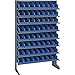 Double Sided Pick Rack W/128 Blue Bins