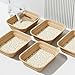 WUWEOT 8 Pack Disposable Cat Litter Box, Paper Cat Litter Tray Pet Litter Pan, 16.7