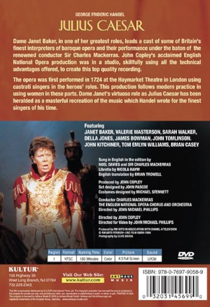 Amazon.com: Julius Caesar : Charles Mackerras, Della Jones