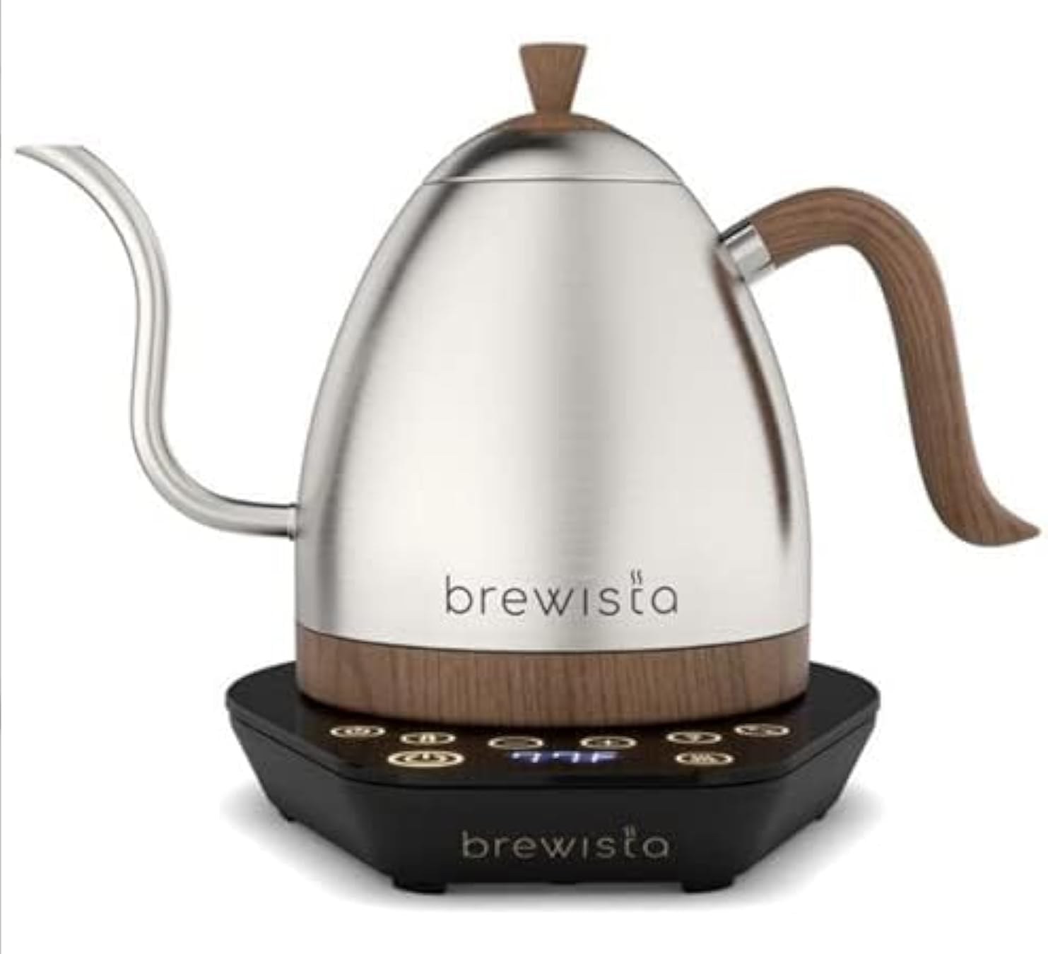 Brewista Artisan Stainless Steel Gooseneck Spout Temperature Control Slow Coffee Barista Electric Kettle (1.0 L)