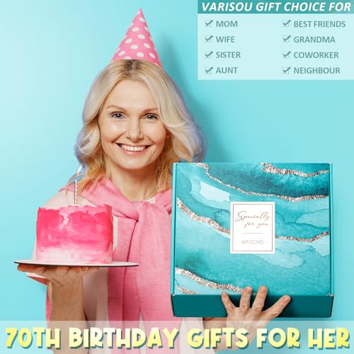Image of Happy 70th Birthday Gifts for 70 Year Old Women, Turning 70 Birthday Gifts