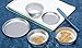 Eagle Thermoplastics D57-100, Round Aluminum Dish with Tab, 57mm Dia x 5/8