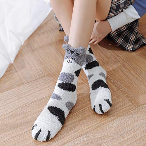 Calcetines esponjosos para dormir en invierno y descansar en casa 3