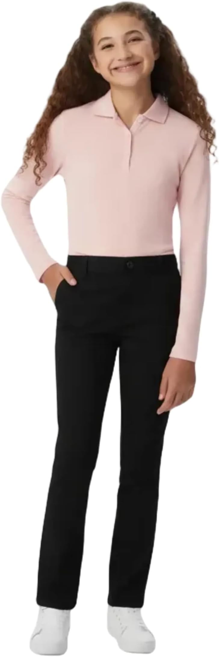 Girls' Pull-On Twill Pant