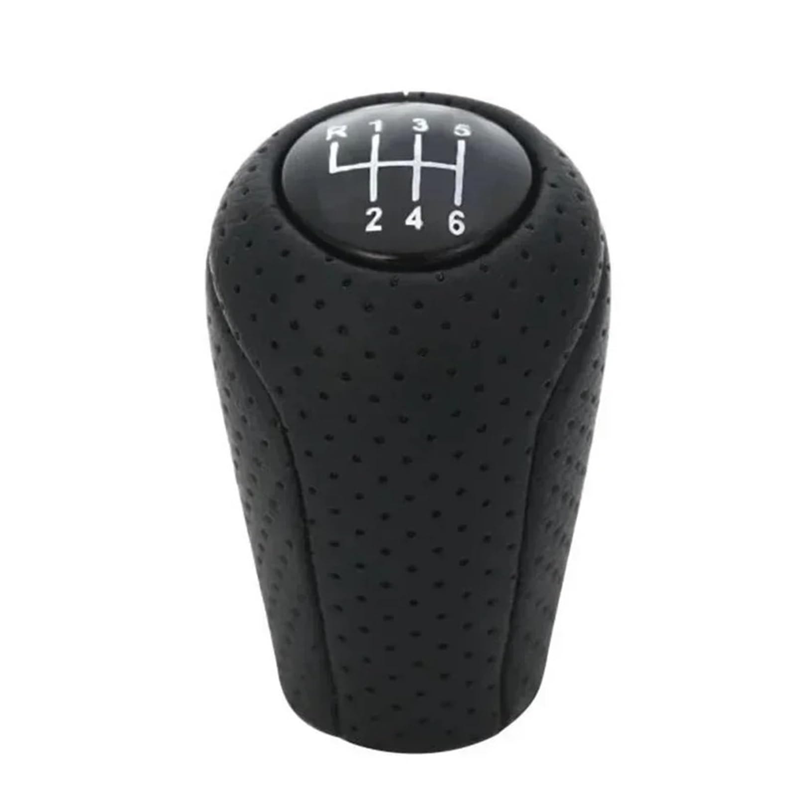 Mkgkacvcpt 6 Speed B Manual Shifter Knob For Mazda 5 Cr Cw 3 Bk Bl 6 Ii Gh Cx-7 Shifter Lever Headball Leather 6/5-Speed Gear Shift Knob(6 Speed B)