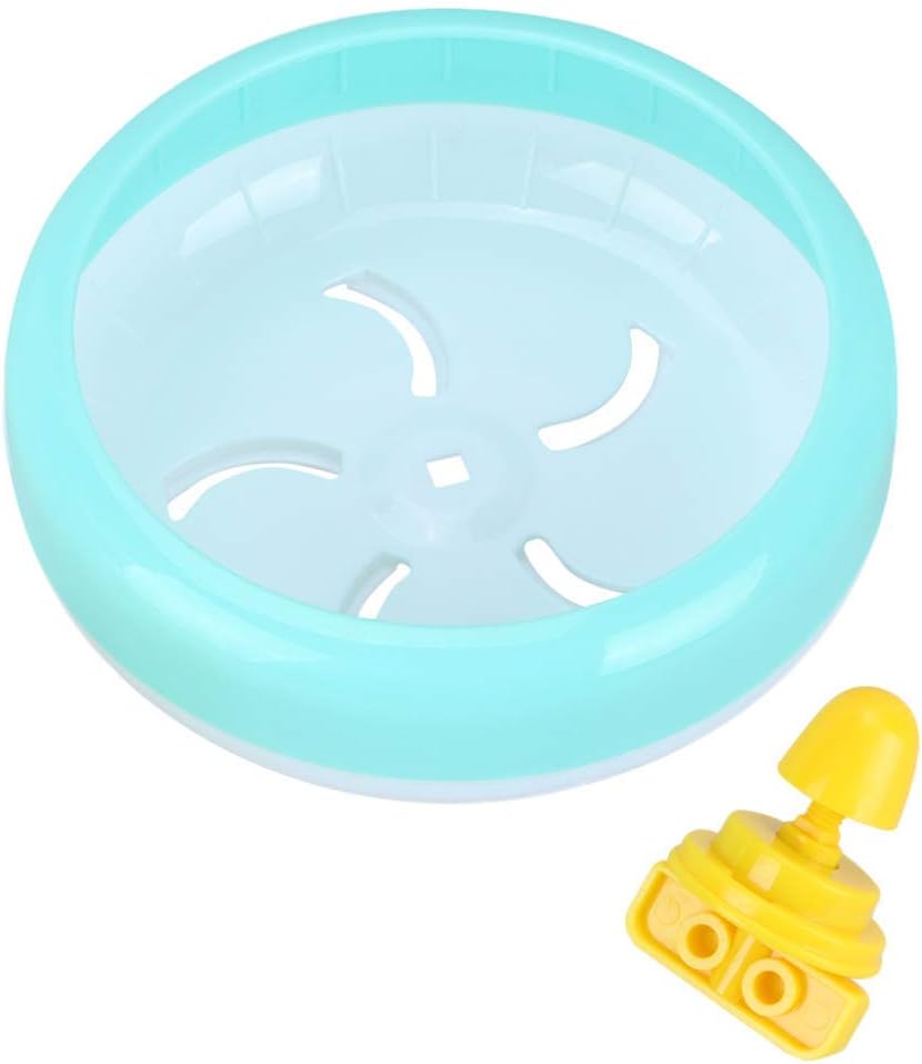 POPETPOP Hamster Wheel Silent Spinner - Pets Running Sports Exercise Wheel Jogging Wheel Hamster Rat Gerbil Silent Spinner Toys - 18cm