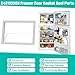 Upgraded 242193203 Refrigerator Freezer Door Gasket for Frigidaire Kenmore Crosley Freezer Door Seal Replacement Parts FFHI1831QP6, FFHT1814QW0, 17.91”*28.74” Refrigerator Door Gasket Seal