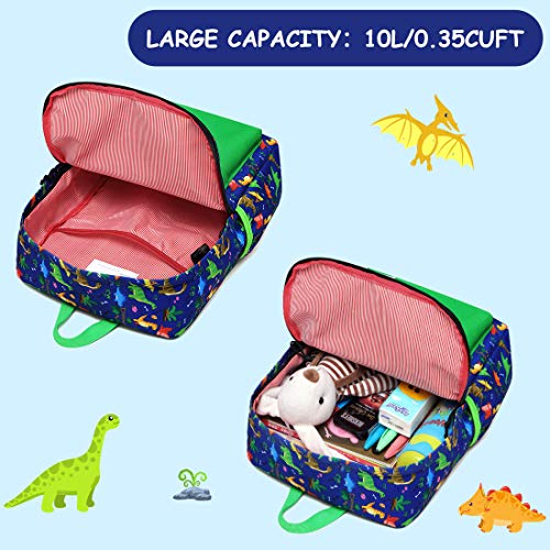 Kasqo Kids Backpack, Lightweight Water Resistant Preschool Rucksack For Little Boys And Girls With Water Bottle Pockets (Green) #TOP4