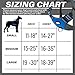 Black Rhino - The Comfort Dog Harness with Mesh Padded Vest for Small - Large Breeds | Adjustable | Reflective | 2 Leash Attachments on Chest & Back - Neoprene Padded Training Handle (Medium, Blue/Gr)