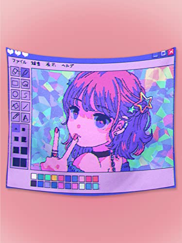 Tapiz con estampado de dibujos animados para colgar en la pared, decoración del hogar de la naturaleza para el dormitorio dormitorio (color: multicolor, tamaño: 130 x 150) Cover