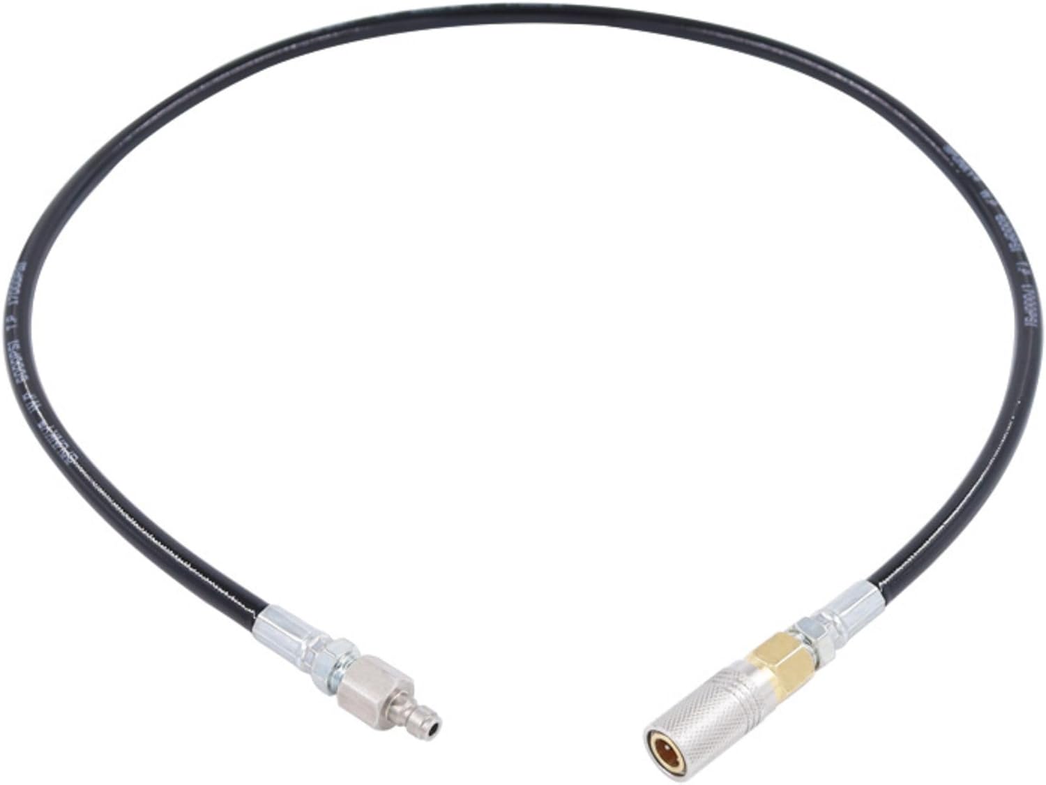 TUXING 4500Psi Pcp Paintball Airsoft Fill Whip Hose Extension,36" DN2 Microbore Hose Air Filling Station Charging System with Foster Quick-Detach Hose Assembly Male to Female - Image 8