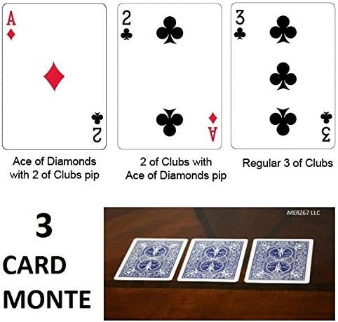Miniatura 2 de Merz67 LLC Three Card Monte Magic Trick (parte trasera azul)