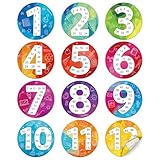 D-FantiX 12 Pcs Multiplication Chart Posters for Classroom, Double Sided Multiple Math Posters from 1 to 12, Numbers Skip Counting Posters for Classroom Wall, Math Classroom Must Haves
