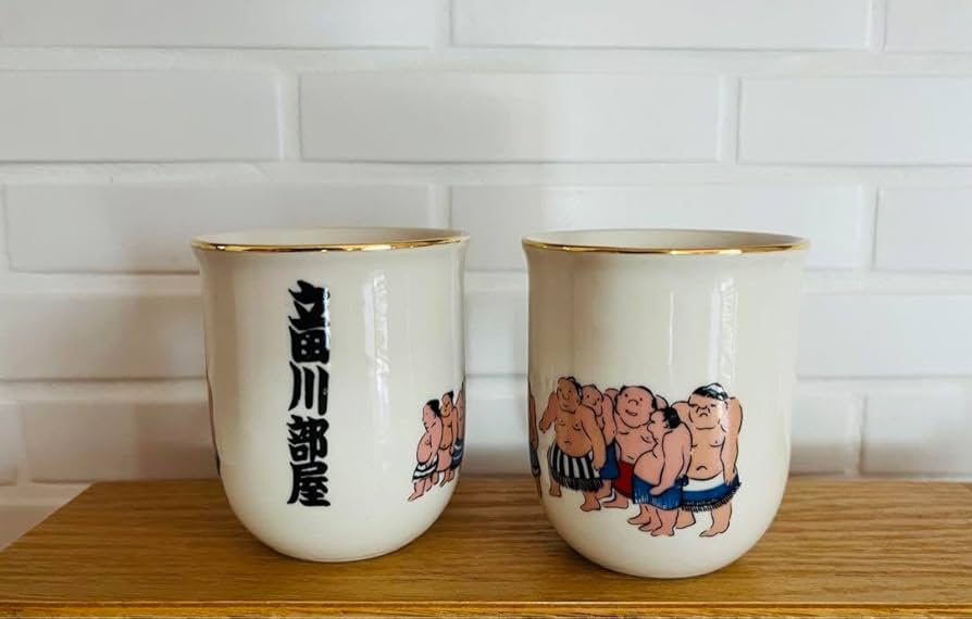 K853 非売品 国技館 相撲 急須 湯のみ 茶道具