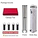 Eurmax USA 10'x10' Pop Up Canopy Tent Commercial Instant Canopies with Heavy Duty Roller Bag,Bonus 4 Sand Weights Bags (Red)
