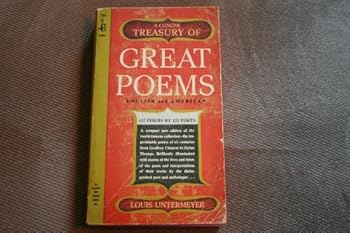 Paperback A Concise Treasury of Great Poems English and American Book