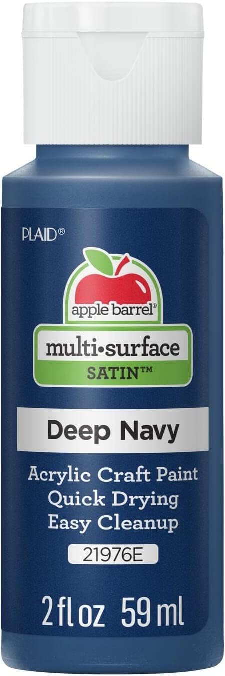 Multi Surface Acrylic Paint, 2 oz, Deep Navy 2 Fl Oz
