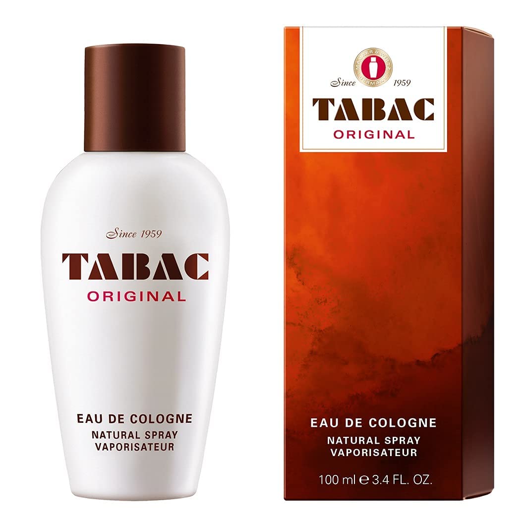 Tabac® Original | Eau de Cologne – Originale dal 1959 – Fresco speziato – cura maschile discreta – profumo da uomo senza tempo | 100 ml spray naturale vaporizzatore