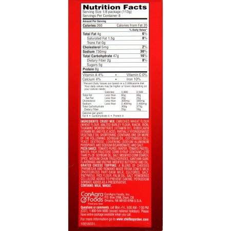 Chef Boyardee, Cheese Pizza Kit, Makes 2 Pizzas, 31.85 Oz (Pack of 4)