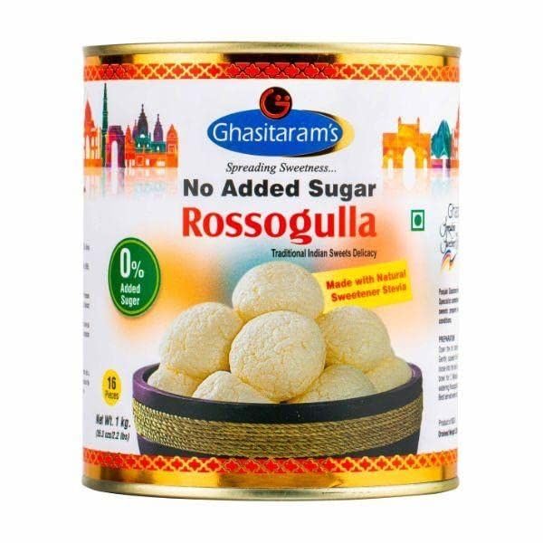 See full amazon price history chart for GHASITARAMS Stevia Based Diet Sugarfree Rossogulla Tin, Soft & Delicious Rasgulla Traditional Indian Diwali Sweets Gift Box, 1 Kg For Diwali Gifting, Festive Gifting GHASITARAMS Stevia Based Diet Sugarfree Rossogulla Tin, Soft & Delicious Rasgulla Traditional Indian Diwali Sweets Gift Box, 1 Kg For Diwali Gifting, Festive Gifting (B099PS65YX) Amazon Price History, Amazon Price Tracker