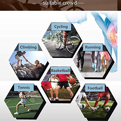 Knee Pads 1 Pair Breathable Sports Knee Sleeve Supports 7mm Neoprene Basketball weight-lifting Anti-Sprain Compression Knee Pads Protector