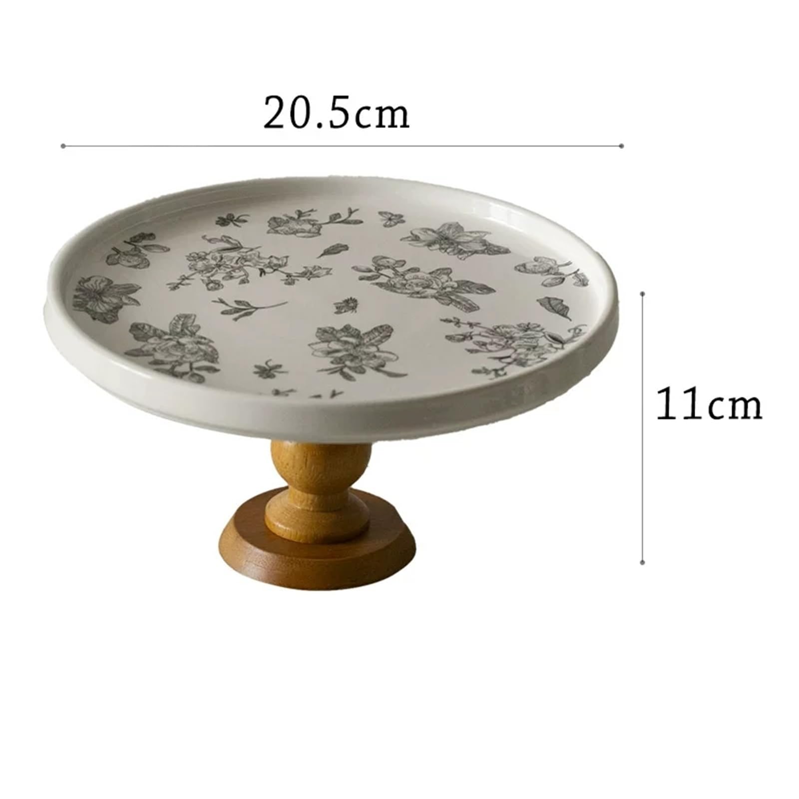 Wieża wystawowa ciast Wysoki stojak na ciasto, talerz do przechowywania, ceramiczny: ekspozycja i przechowywanie biżuterii w stylu vintage Stojak na ciasto
