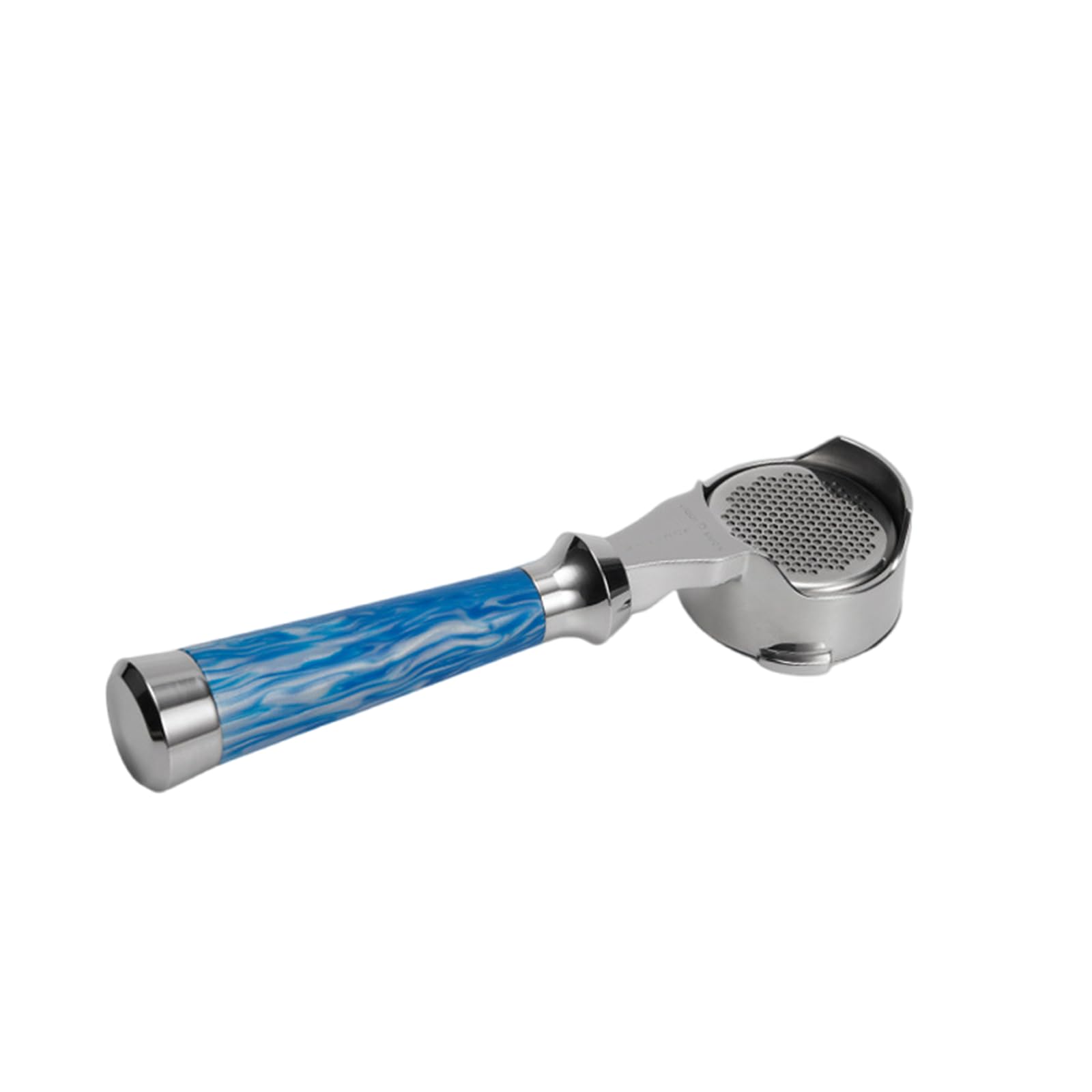 HDOYTXXM Stainless Steel Espresso Portafilter with Wood Handle Bottomless Coffee Machine Filter Basket Coffee Shop Equipment Home Brewing Equipment