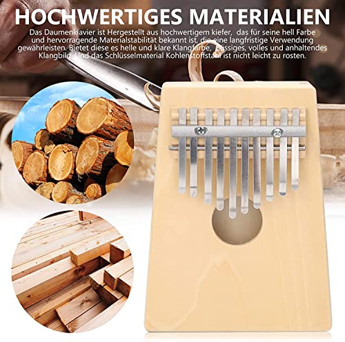 Kalimba Instrument 10 clés pour enfants, piano pour le pouce Kalimba instrument musical pour adulte débutant, thumb… - Les Beatles, Paul McCartney, John Lennon, RIngo Starr, George Harrison Kalimba Instrument 10 clés pour enfants, piano pour le pouce Kalimba instrument musical pour adulte débutant, thumb… – Image 4