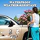 Katze Auto Aufkleber, Car Sticker, Heckscheibenaufkleber Auto, Vinyl Wasserdicht Dekoration Aufklebers für SUV LKW Wohnwagen, 29×20cm