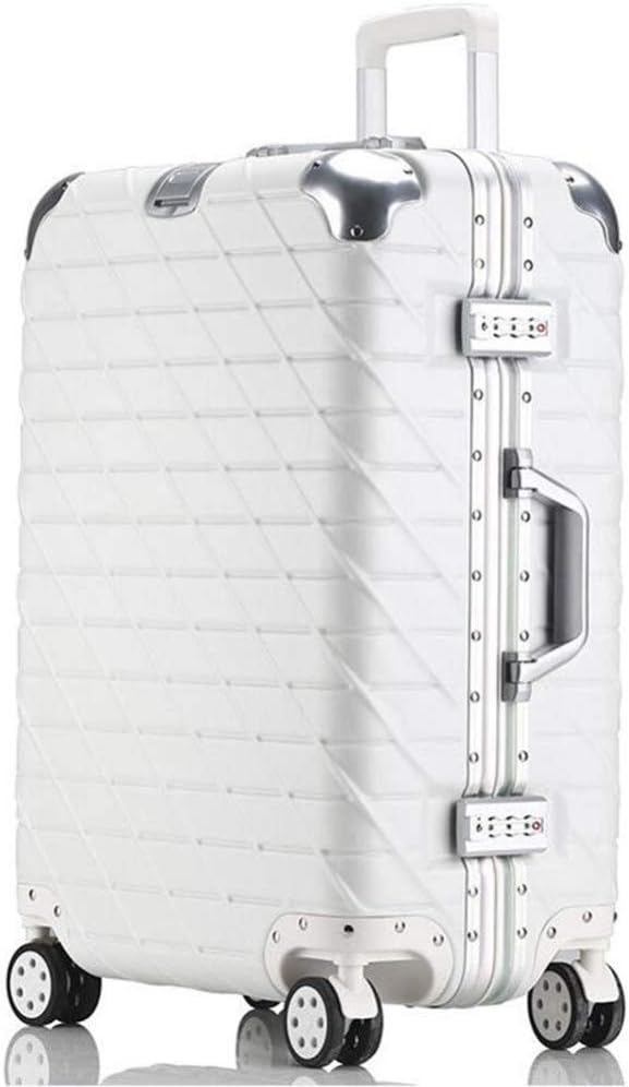 AQWWHY Carry-On Hardside Aluminum Frame Luggage 20inch / 22inch Suitcase, high Strength, Easy to Enjoy and Business Travel, Equipped with TSA Locks and 4 360° Wheels