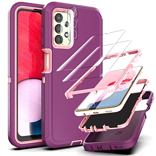 Coque Samsung Galaxy A13 5G antichoc rouge et rose : finis les écrans cassés