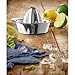 WMF Gourmet Zitruspresse manuell 9 cm, Limettenpresse, Cromargan Edelstahl mattiert, Saftpresse für Zitronen, Limetten, Apfelsinnen, Orange, Grapfruit