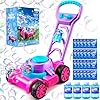 51tsw9vkajl - Sloosh Bubble Lawn Mower Toddler Toys - Kids Toys Bubble Machine Summer Outdoor Toys Games, Bubble Mover Push Toy for Age 1 2 3 4 Year Old Preschool Kid Boys Girls Birthday Easter Gifts (Pink)