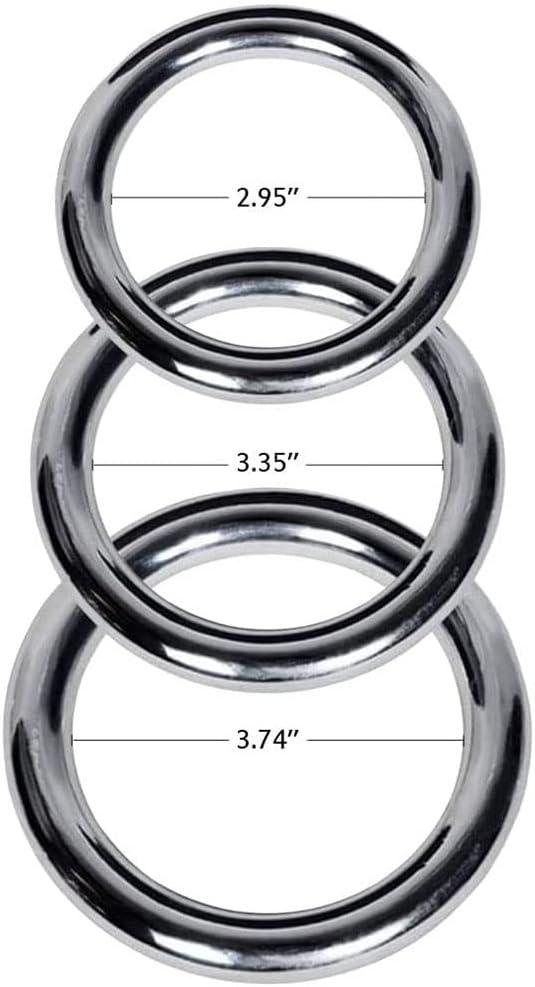 A Pair Wing Chun Stainless Ring YeWen Sau Sticky Hand Strength Training Stainless Steel Ring Wing Tsun Siu Lum Ring Kung Fu