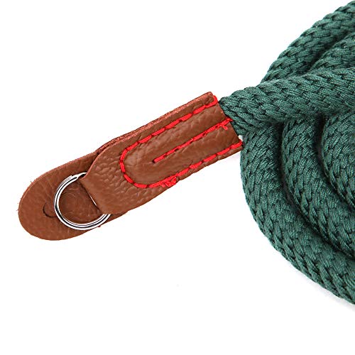 Xyntor Correa para el cuello de la cámara |Ergonómico y cómodo para cámaras sin espejo |Correa de hombro de algodón puro para viajes/senderismo/vlogging |Ligero y resistente (Verde) - imagen 9
