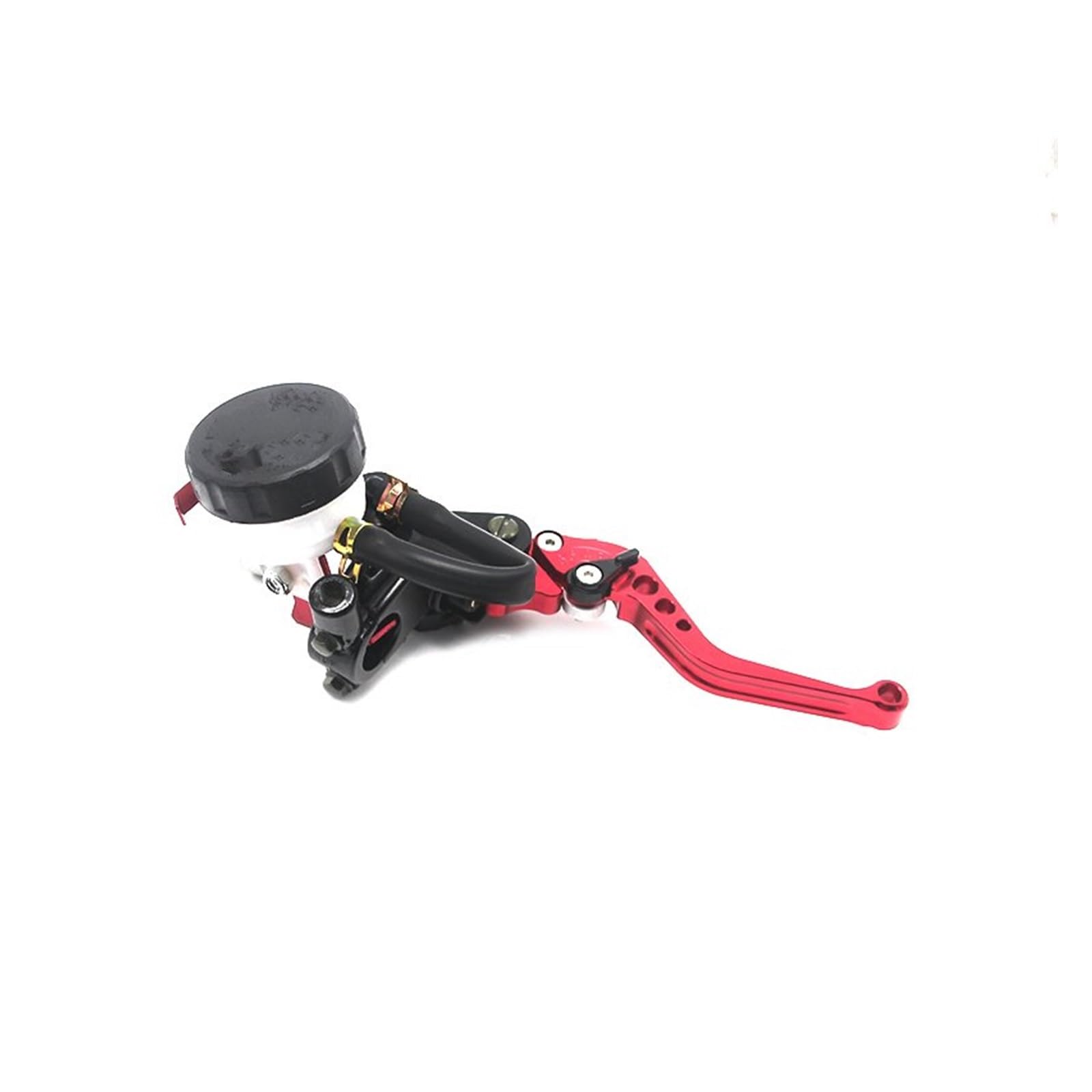 Iukmr Brake Red Motorcycle Clutch Brake Lever 7/8" 22Mm Motorcycle Clutch Brake Master Cylinder Reservoir Levers Kit Fluid Set(Brake Red)