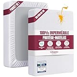 Utopia Bedding Protector Colchón 90 x 190 x 40 cm Impermeable, Elástico En Todo El Contorno
