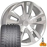 OE Wheels 22 Inch Fit Chevy Silverado Tahoe Suburban GMC Sierra Yukon Cadillac Escalade RST Rally...