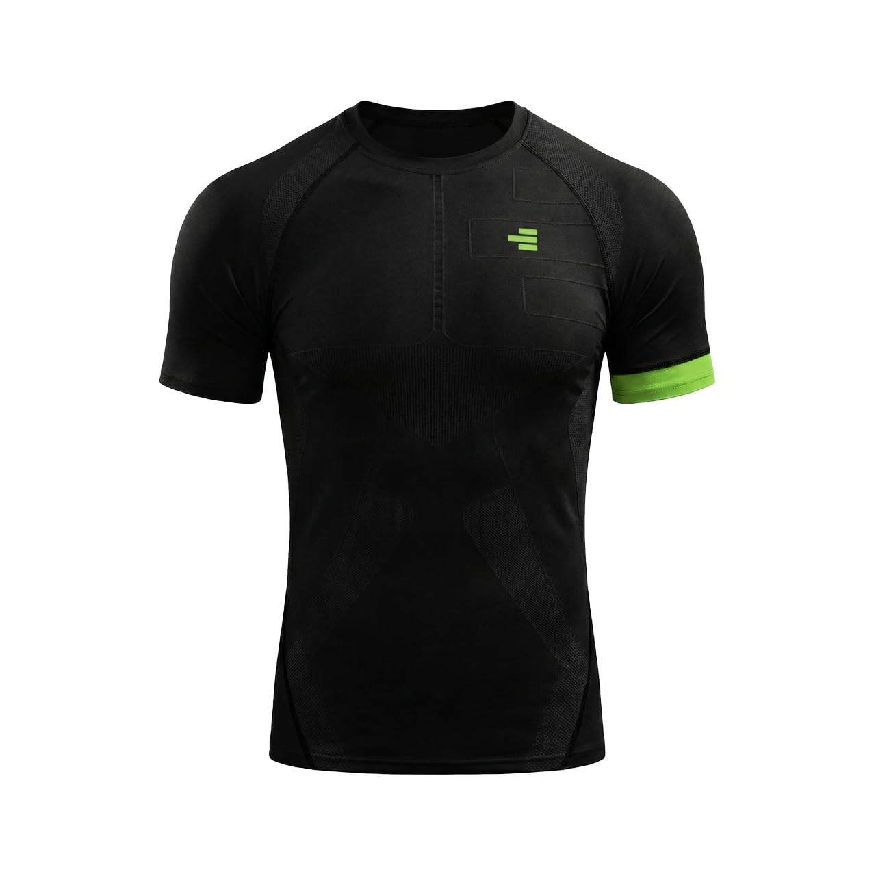 R-EVENGE Maglia a Manica Corta Compression da Uomo, Ideale per Il Workout in Palestra
